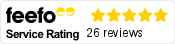 See what our customers say about us Feefo logo